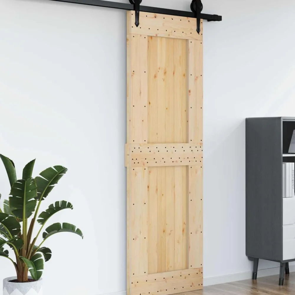 vidaXL Porte NARVIK 70 x 210 cm Bois de pin massif