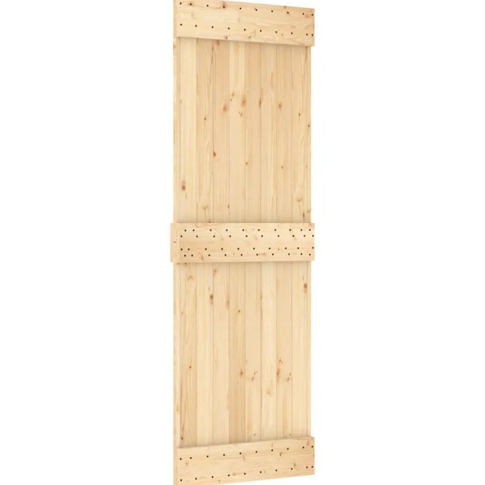 vidaXL Porte NARVIK 70 x 210 cm Bois de pin massif