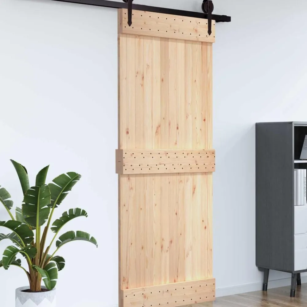 vidaXL Porte NARVIK 70 x 210 cm Bois de pin massif