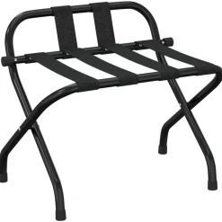 Bagages & Maroquinerie-vidaXL Porte-bagages avec dossier 56x39x52 cm Noir