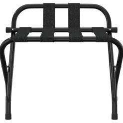 Bagages & Maroquinerie-vidaXL Porte-bagages avec dossier 56x39x52 cm Noir