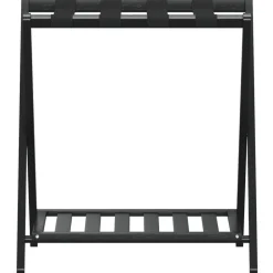 Bagages & Maroquinerie-vidaXL Porte-bagages noir 68x38x58 cm bambou