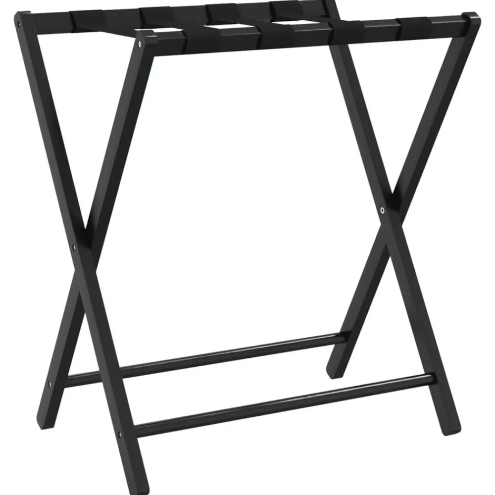 Bagages & Maroquinerie-vidaXL Porte-bagages noir 68,5x38x58 cm bambou