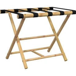 vidaXL Porte-bagages pliant 62x42x50,5 cm bambou