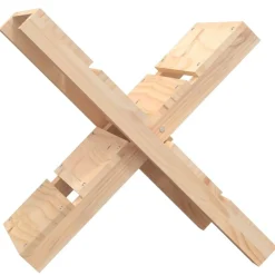 Accessoires Pour Cheminées & Poêles À Bois-vidaXL Porte-bûches 47x39,5x48 cm Bois massif de pin Naturel