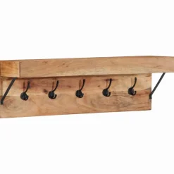 vidaXL Porte-manteau Marron 73 x 19 x 23 cm Bois d'acacia massif
