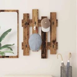 vidaXL Porte-manteau mural Montage mural 60 x 3 x 82 cm