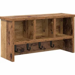 vidaXL Porte-manteau mural avec étagère 50 x 16 x 26 cm