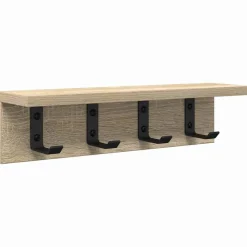 Étagères-vidaXL Porte-manteau mural Chêne Sonoma 40 x 10,5 x 10,5 cm Ch&ecirc;ne sonoma