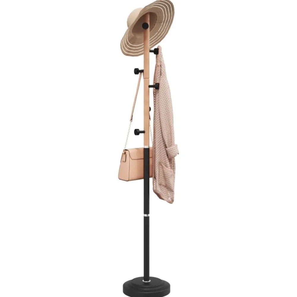 vidaXL Porte-manteau 177 cm fer enduit de poudre