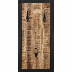 vidaXL Porte-manteau 40x2x80 cm bois de manguier massif brut