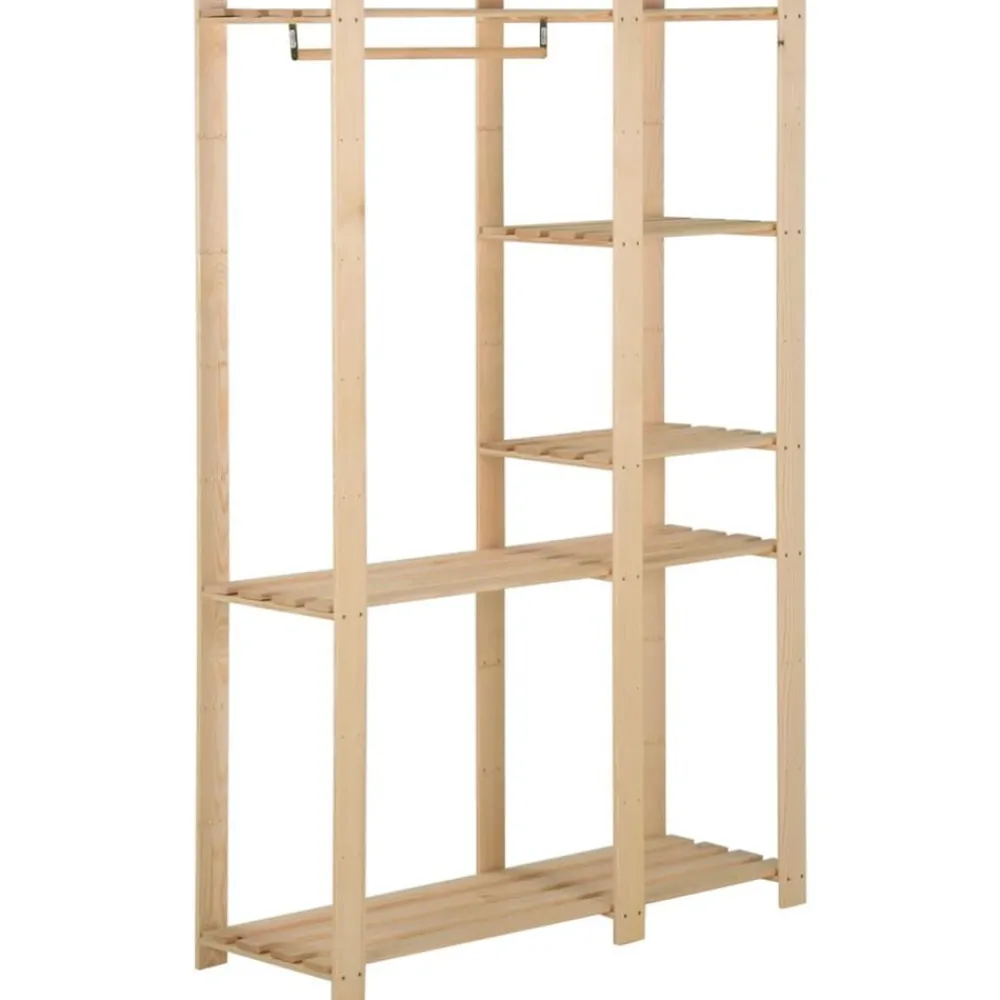 vidaXL Porte-manteau 110x38x170 cm Bois de pin massif