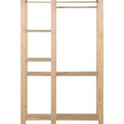 vidaXL Porte-manteau 110x38x170 cm Bois de pin massif