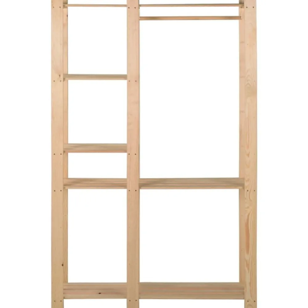 vidaXL Porte-manteau 110x38x170 cm Bois de pin massif