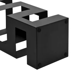 Produits Ménagers-vidaXL Porte-parapluie Acier Noir