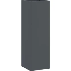 Produits Ménagers-vidaXL Porte-parapluie 15,5 x 15,5 x 49 cm Métal Anthracite