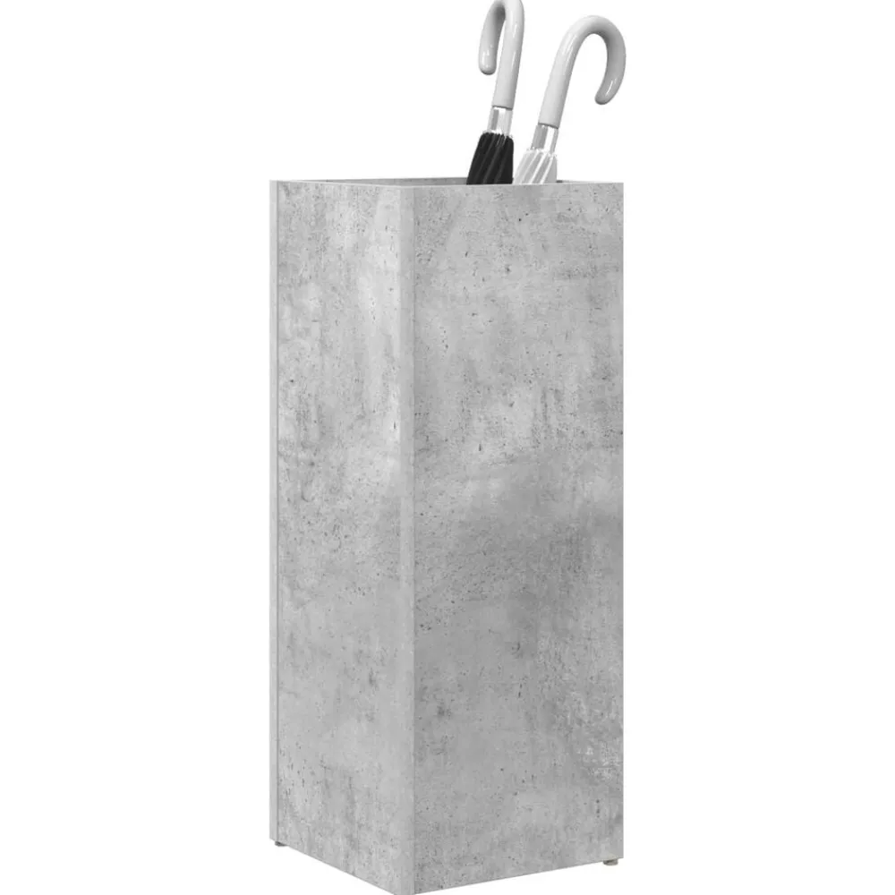 vidaXL Porte-parapluie 25 x 24,5 x 64 cm Bois d'ingénierie
