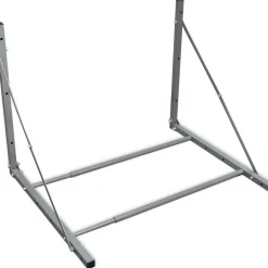 Pièces Détachées Pour Véhicules-vidaXL Porte-pneus argenté acier