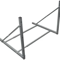 Pièces Détachées Pour Véhicules-vidaXL Porte-pneus argenté acier