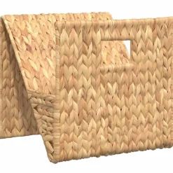 vidaXL Porte-revue 31 x 31 x 31 cm Jacinthe d'eau