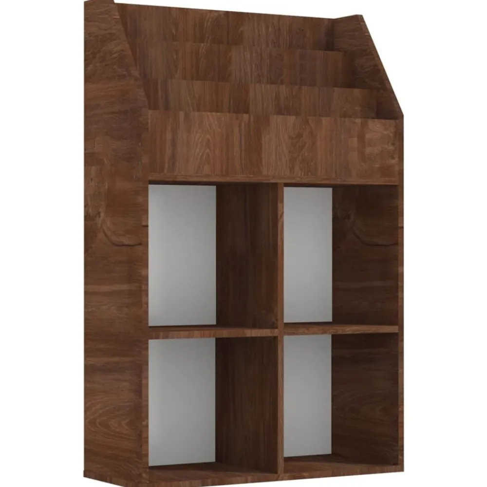 Armoires & Meubles De Rangement-vidaXL Porte-revue pour enfants Chêne marron 71x30x114 cm Chêne marron