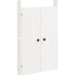 Accessoires De Quincaillerie-vidaXL Portes de cuisine d'extérieur MEPPEL blanc 50x9x82 cm bois pin massif Pin blanc