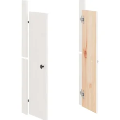 Accessoires De Quincaillerie-vidaXL Portes de cuisine d'extérieur MEPPEL blanc 50x9x82 cm bois pin massif Pin blanc