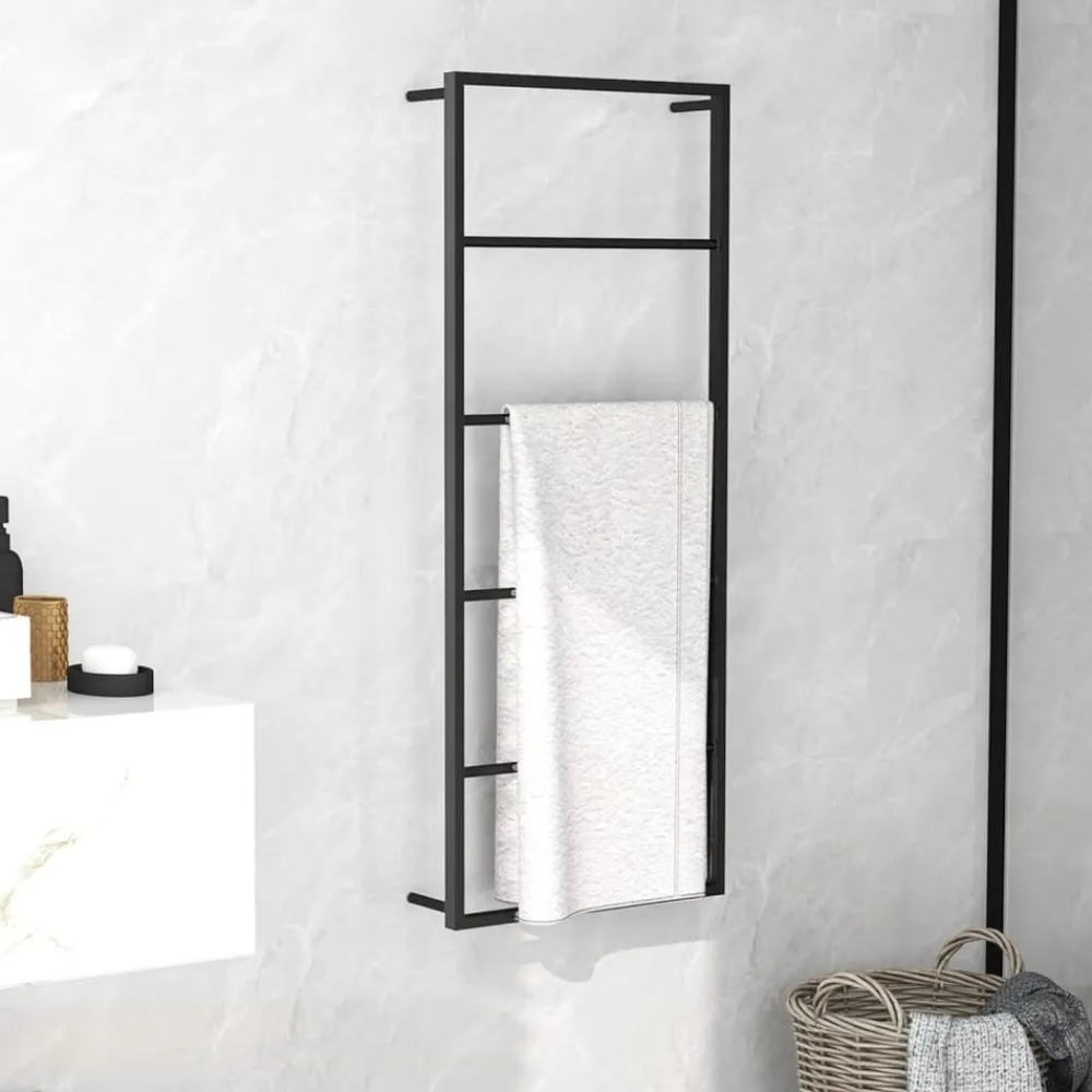 vidaXL Porte-serviette 45x10x115 cm Acier