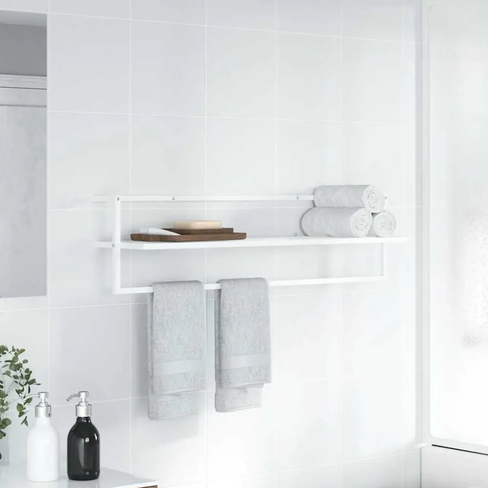 vidaXL Porte-serviettes 95x25x22 cm Fer