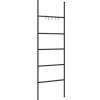Accessoires De Salle De Bain-vidaXL Porte-serviettes échelle à 5 niveaux Noir 58 x 175 cm Fer