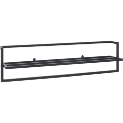 Accessoires De Salle De Bain-vidaXL Porte-serviettes 95x25x22 cm Fer Noir