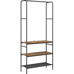 vidaXL Porte-vêtements 77 x 30 x 171 cm Bois d'ingénierie