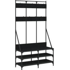 vidaXL Porte-vêtements et rangement des chaussures 100x40x184 cm
