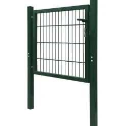 Clôtures & Barrières-vidaXL Portillon Acier 100x100 cm Vert