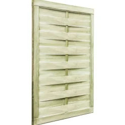 vidaXL Portillon Bois de pin imprégné 100x125 cm Vert