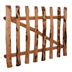 vidaXL Portillon de clôture Bois de noisetier imprégné 100x60 cm
