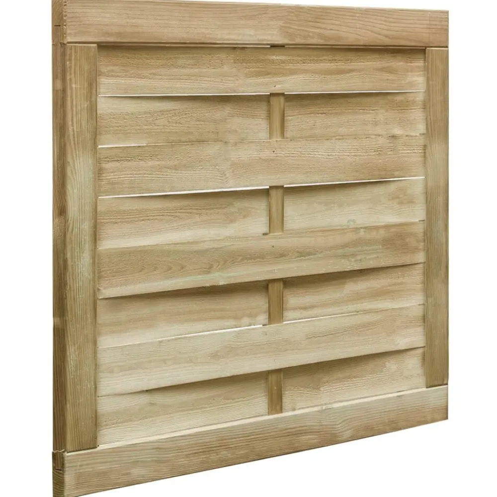 Clôtures & Barrières-vidaXL Portillon de jardin Bois de pin imprégné 100x75 cm Vert