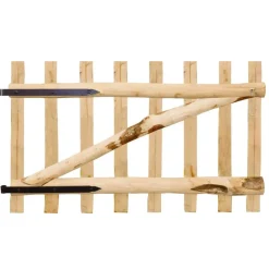 Clôtures & Barrières-vidaXL Portillon simple de clôture Bois de noisetier 100x60 cm