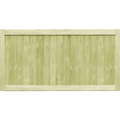 Clôtures & Barrières-vidaXL Portillons de jardin 2 pcs Bois de pin imprégné 300x75 cm
