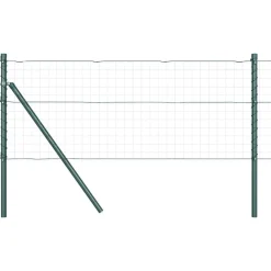 Clôtures & Barrières-vidaXL Poteau de clôture. 52 pcs 3,2 x 3,2 x 80 cm Vert