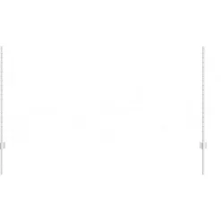 vidaXL Poteau de clôture. 22 pcs Argenté 160 cm Acier