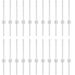 Clôtures & Barrières-vidaXL Poteau de clôture. 22 pcs Argenté 80 cm Acier Acier galvanisé/argent