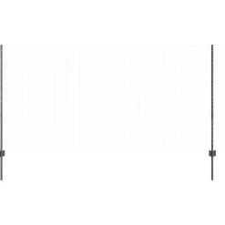 Clôtures & Barrières-vidaXL Poteau de clôture. 11 pcs Gris 120 cm Acier Acier/gris