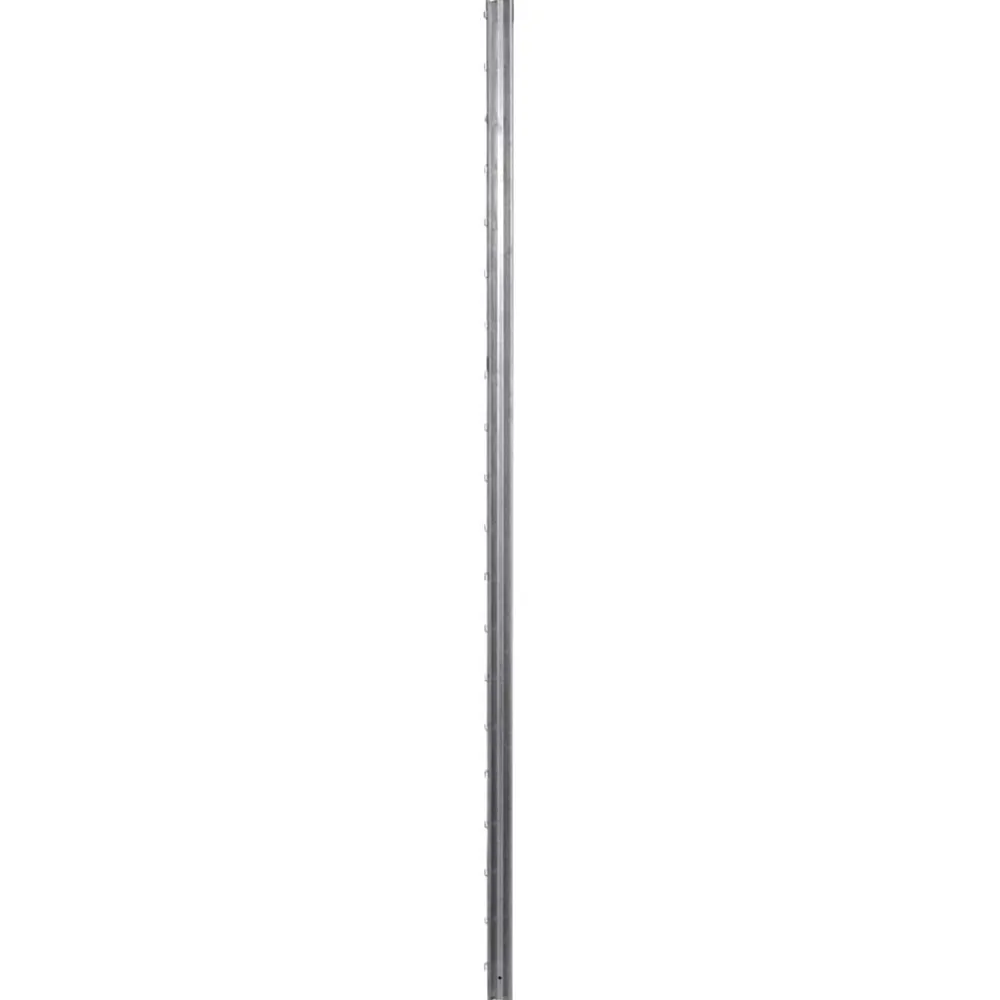 Clôtures & Barrières-vidaXL Poteau de clôture. 10 pcs Argenté 200 cm Acier