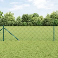 vidaXL Poteau de clôture. 10 x 0,4 m (maillage 40 x 40 mm)