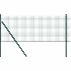 Clôtures & Barrières-vidaXL Poteau de clôture. 25 x 0,4 m (treillis de 19 x 19 mm) Vert