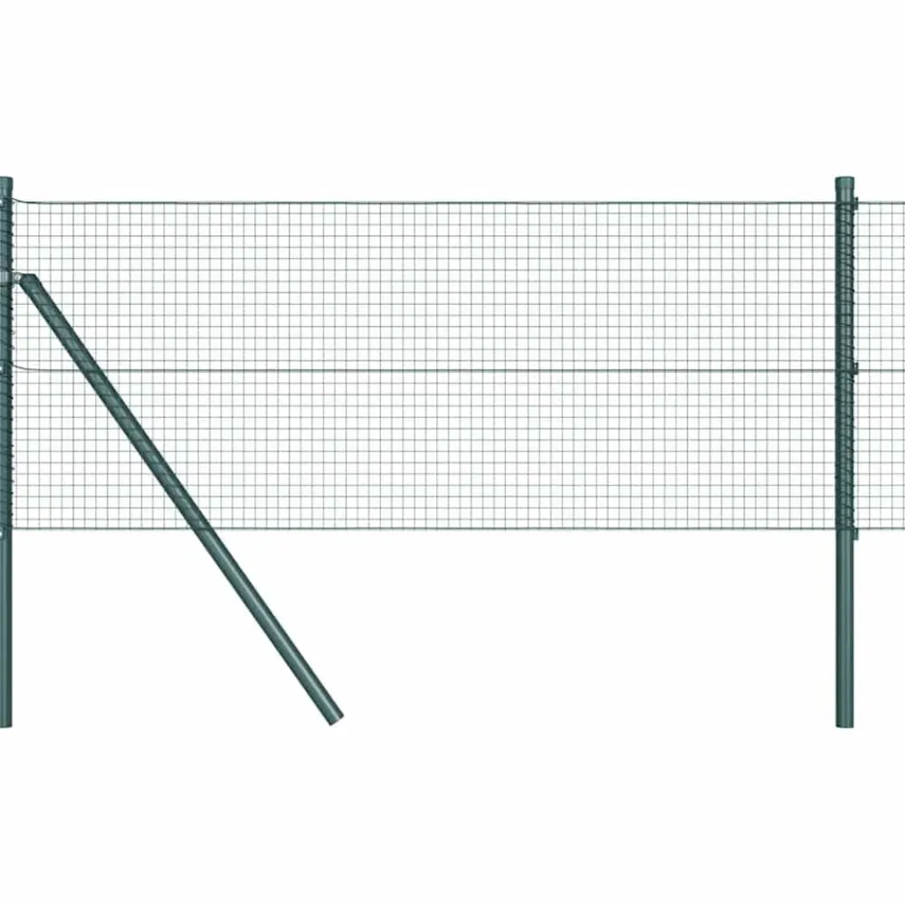 Clôtures & Barrières-vidaXL Poteau de clôture. 25 x 0,4 m (treillis de 19 x 19 mm) Vert