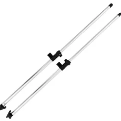 vidaXL Poteaux de soutien de dessus Bimini 2 pcs Aluminium
