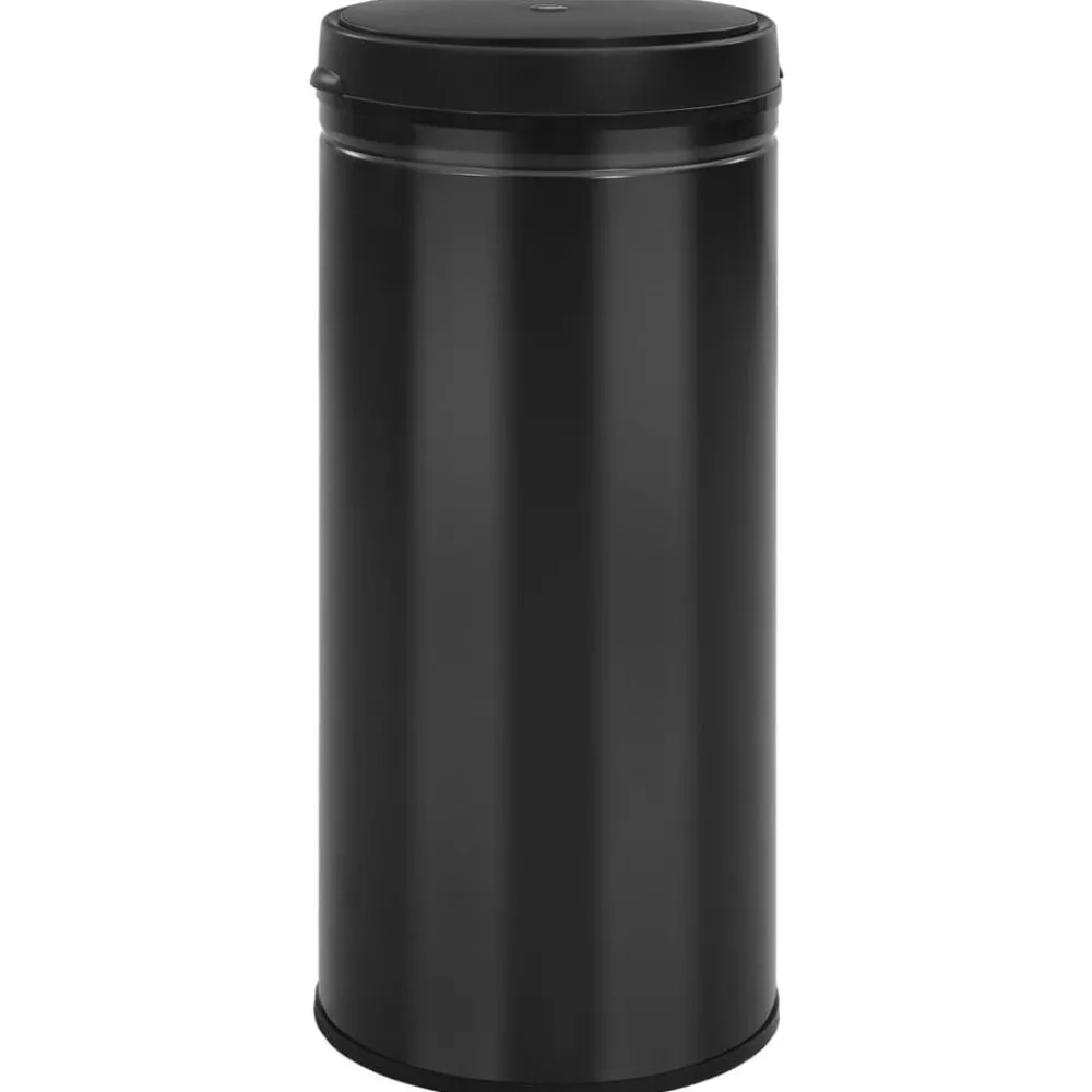vidaXL Poubelle à capteur automatique 80 L Acier au carbone