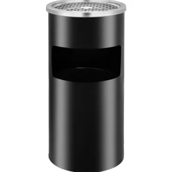 vidaXL Poubelle à cendrier murale Acier 26 L